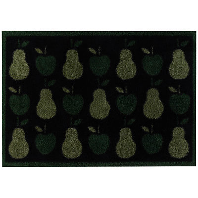 Turtle Mat Country Living Collection Apples and Pears Doormat, Green